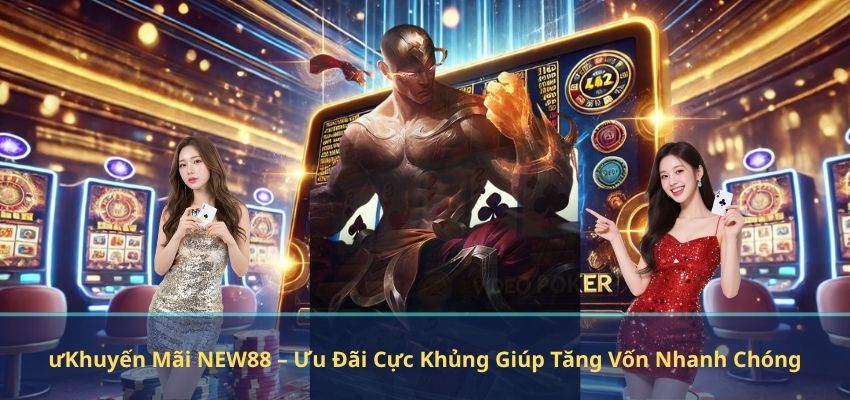 ưKhuyến Mãi NEW88 – Ưu Đãi Cực Khủng Giúp Tăng Vốn Nhanh Chóng