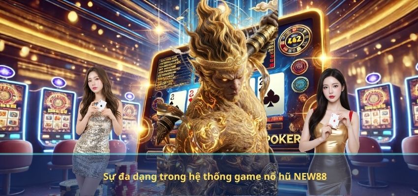 Sự đa dạng trong hệ thống game nổ hũ NEW88