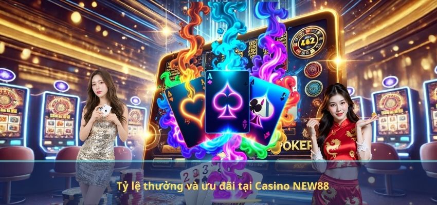 Tỷ lệ thưởng và ưu đãi tại Casino NEW88